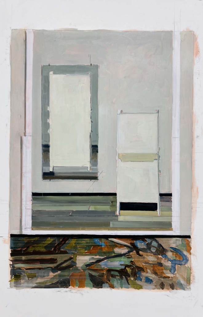 Jenny Brillhart -twoKosuthchairs onpaper