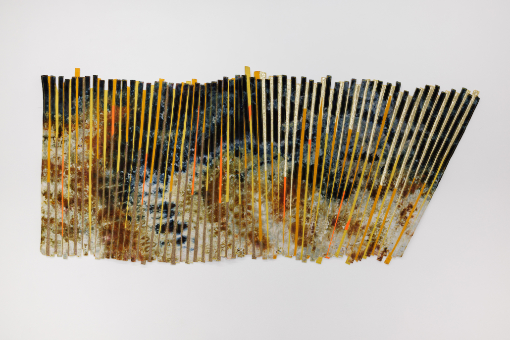 Regina Jestrow - Pieced Landscape (Mangos at Midnight)