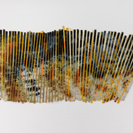 Regina Jestrow - Pieced Landscape (Mangos at Midnight)