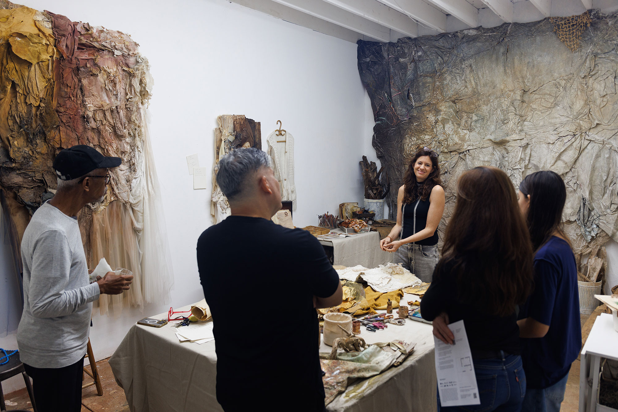 Karla Kantorovich in her studio at DV