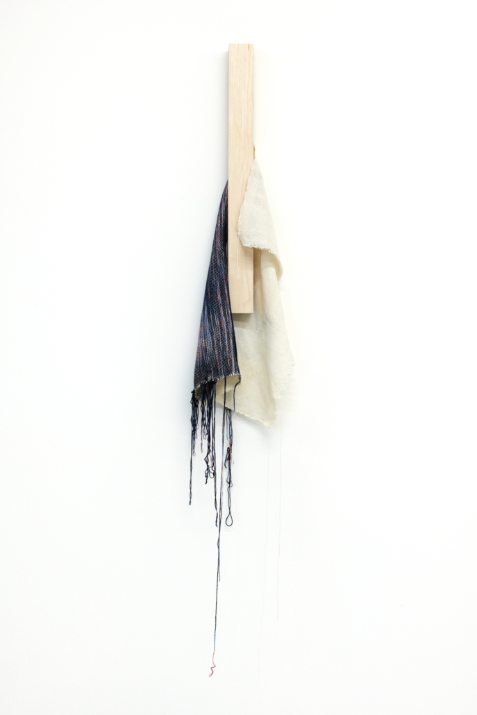 Silent Potential III Frances Trombly Rayon, Cotton, Maple Courtesy of the Artist, DV, Mindy Solomon Gallery