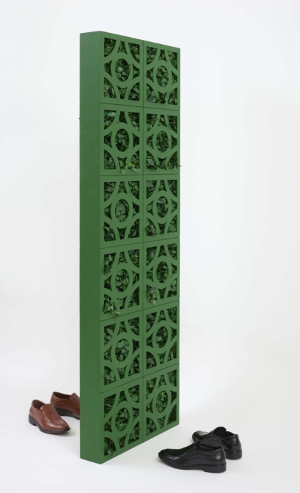. Ray Azcuy Forbidden Glory, dimensions variable, cast aluminum, wood, acrylic paint, plastic