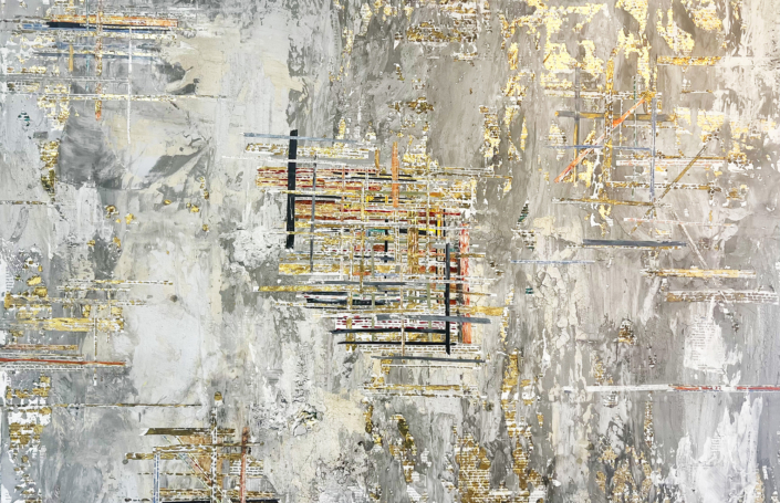 Empirical Words, Mixed Media on Canvas, x in, copy