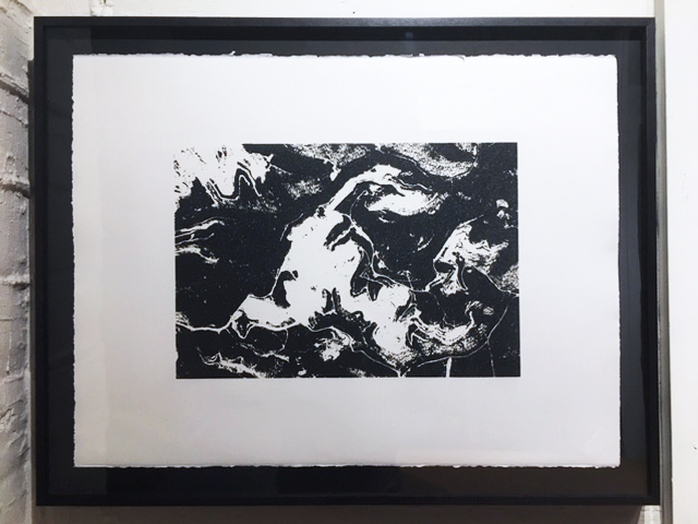 Javier Barrera MTR I (stage ) Photolithography and carborundum on Arches Cover White paper x in. Javier Barrera MTR I (stage ) Photolithography and carborundum on Arches Cover White paper x in.