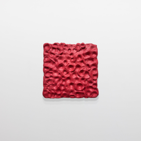 Karen Starosta Gilinski th Life Clay and enamel on canvas x in