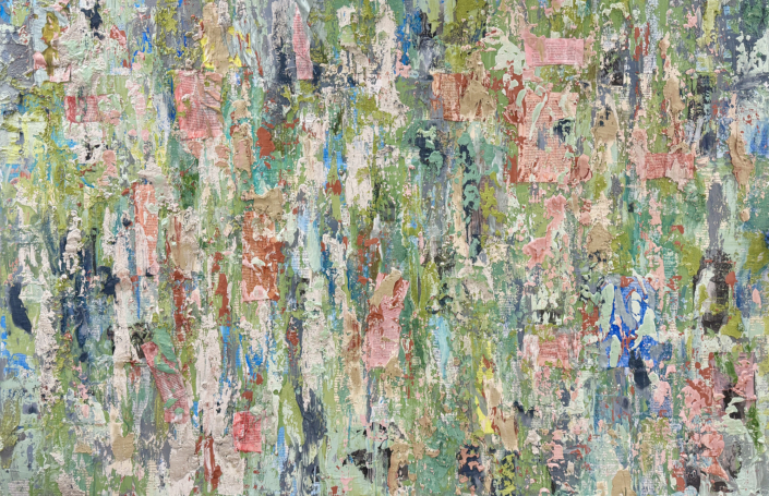 Structured Chaos x Mixed Media Painting, books, plasters, acrylics,