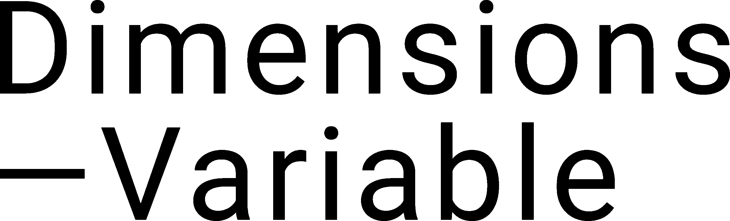 DV Logotype Black Large