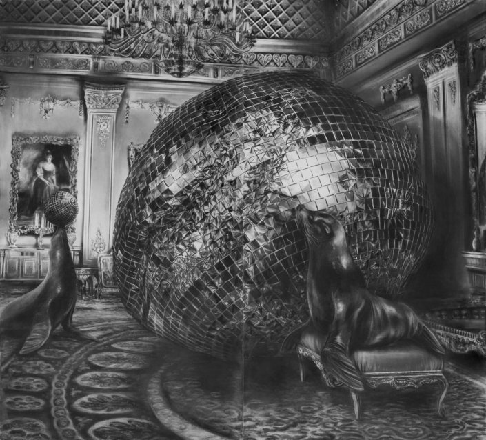 The Rehearsal of Splendor xin ink charcoalonpaper The Rehearsal of Splendor xin ink charcoalonpaper