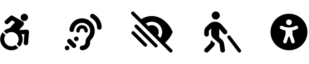 DV Accessibility Logos Black