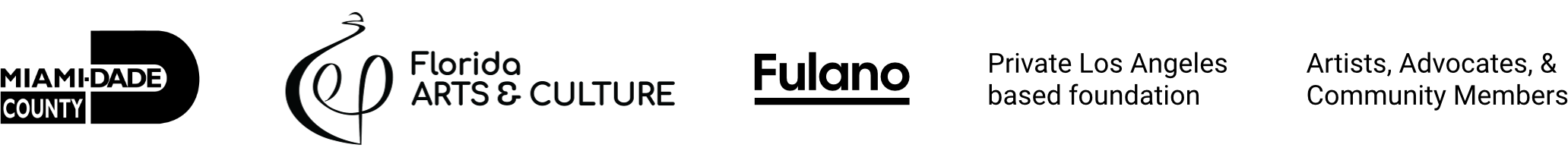 DV Supporter Logos Black